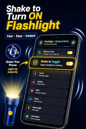 Flashlight Torch Light & Alert Screenshot 0