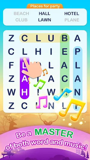 Word Search Pop - Free Fun Find & Link Brain Games Screenshot 1