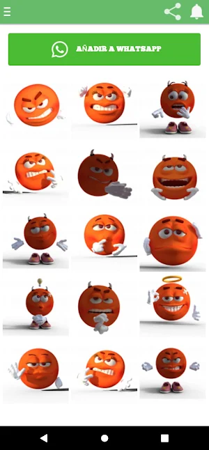 Stickers de la Bola Amarilla Screenshot 3