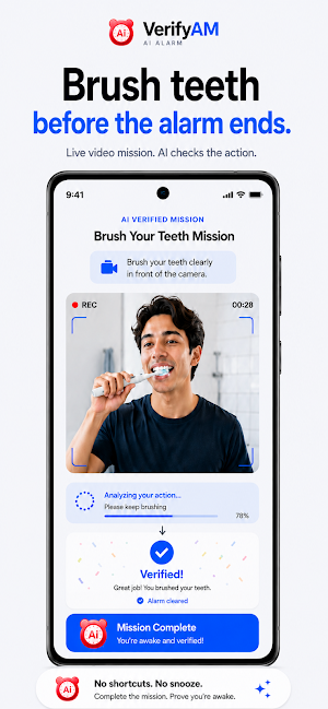 Verifyam:AI Video Task Alarm Screenshot 2