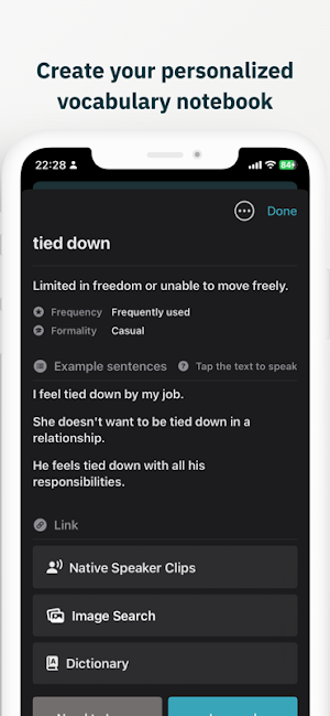 DRAWER | Note for Lang Learner Screenshot 1