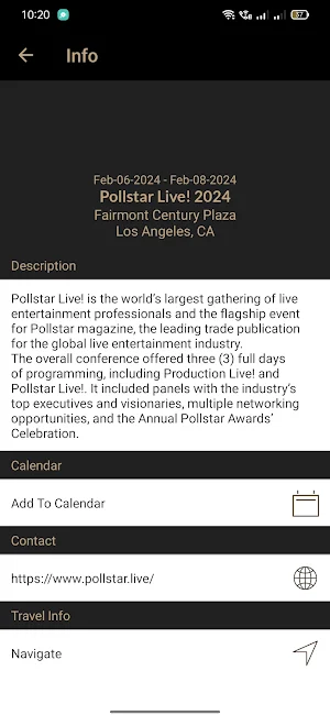 Pollstar Live! 2024 Screenshot 2