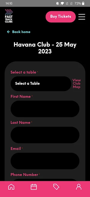 FastTrackClubs Screenshot 1