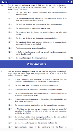 Graad 12 Lewenswetenskappe Screenshot 2