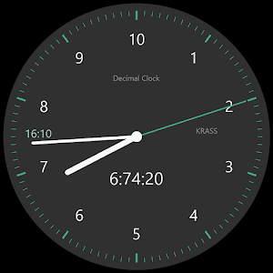 Decimal Clock for Wear OS Screenshot 0