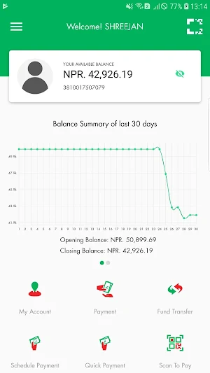 Nabil SmartBank Screenshot 1