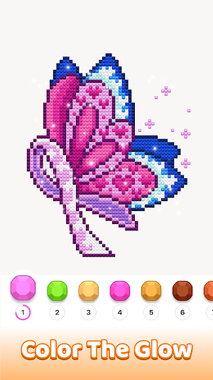Jewelscapes: Color by Number Screenshot 2