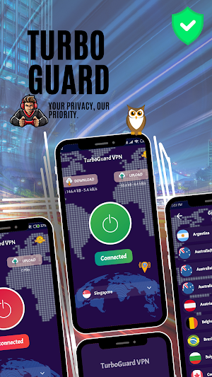 TurboGuard :Secure Private VPN Screenshot 1