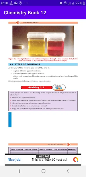 Grade 12 Chemistry Textbook ET Screenshot 1