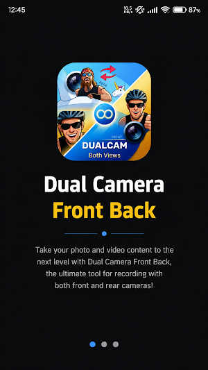 Dual Camera: Front & Back Screenshot 0