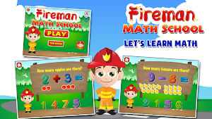 Math Games with the Fireman Screenshot 0