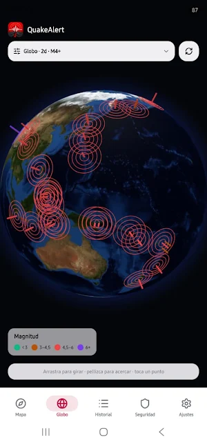 QuakeAlert: Earthquake Map Screenshot 0
