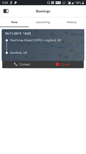 London Executive Transfers Screenshot 2