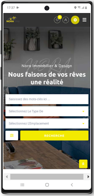 Nora immobilier & design Screenshot 3