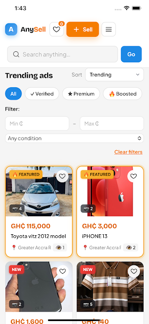 AnySell Screenshot 1