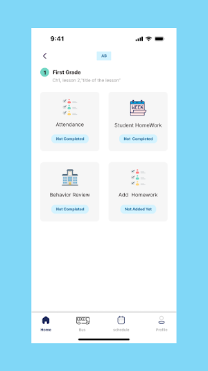 Teacher portal Screenshot 2