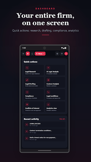 Lexcodex – Swiss Legal AI Screenshot 1
