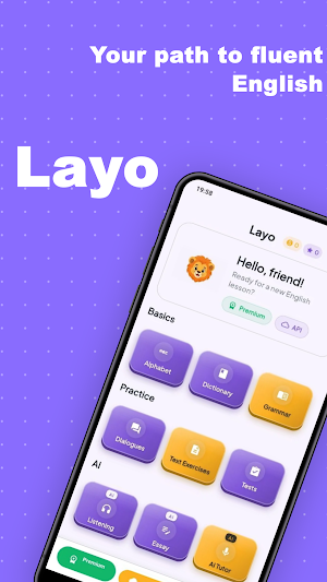 Layo: Learn English. AI Tutor Screenshot 0