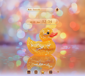 Disco Duck Theme +HOME Screenshot 0