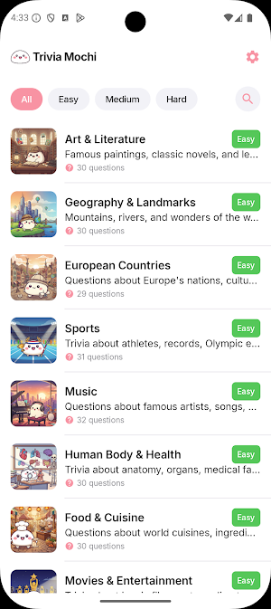 Trivia Mochi Screenshot 1