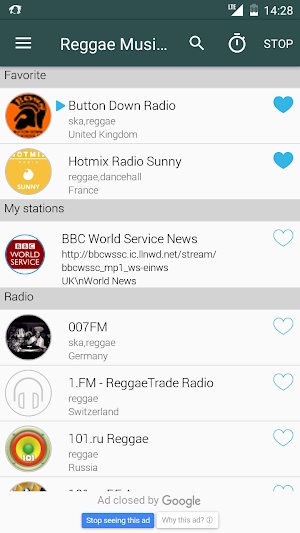 Reggae Music Radio Screenshot 2