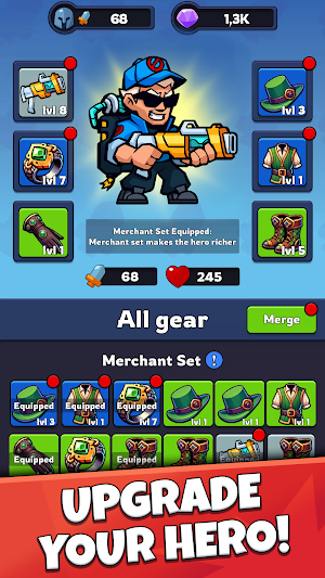 Ghosts and Heroes: Idle TD Screenshot 1