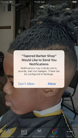 Tapered Barber Shop Screenshot 1