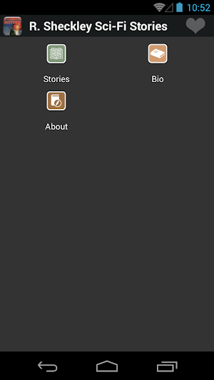 R. Sheckley Sci-Fi Stories Screenshot 0