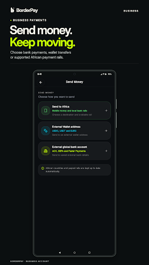 BorderPay - Mobile Finance Screenshot 3