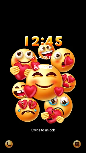 Emoji in Love - Wallpaper Screenshot 1