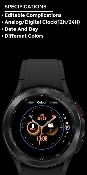 Night 68 - watch face Screenshot 3