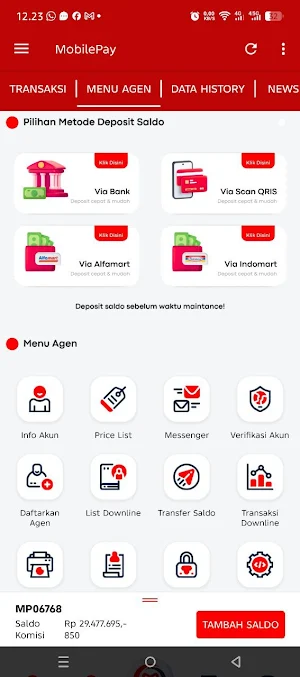 MobilePay - Agen Pulsa & PPOB Screenshot 3