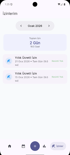 Mesai Takip Screenshot 0
