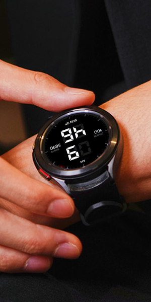 Minimal 69 Digital Watch Face Screenshot 1