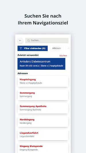 HDZ NRW Navi Screenshot 1