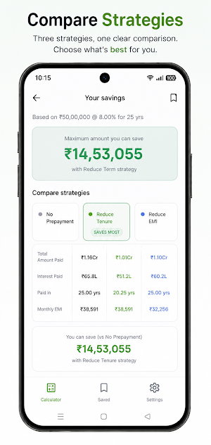 Loan Prepayment Planner Screenshot 3