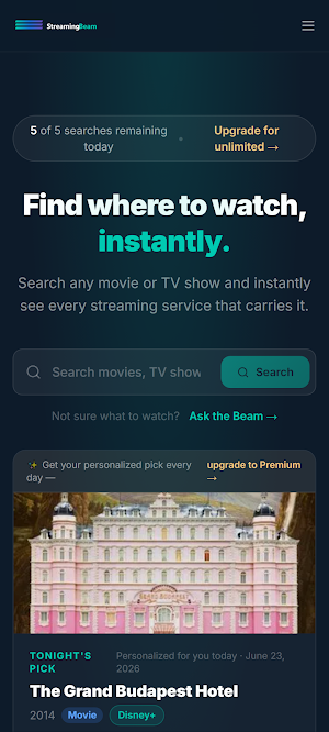 StreamingBeam Screenshot 0