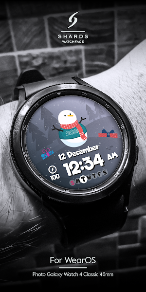 SH011 Watch Face, WearOS watch Screenshot 2