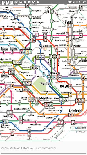 Tokyo Subway Navigation Screenshot 2