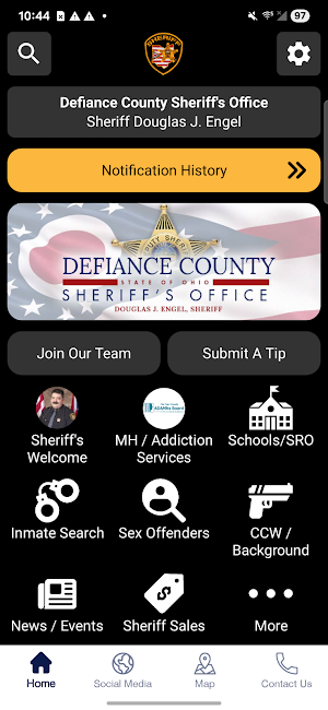 Defiance County Sheriff OH Screenshot 0