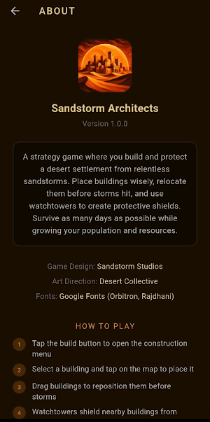 Sandstorm Architects Screenshot 3