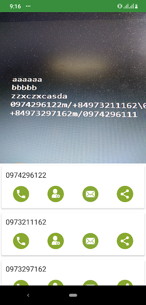 Quét Số Điện Thoại Bằng Camera Screenshot 2