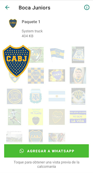 Stickers de Boca Juniors Screenshot 3
