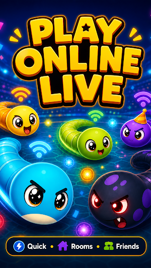 Snake Party: Online World Tour Screenshot 1