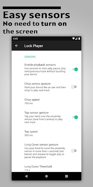 Lock Screen Music Player Screenshot 2