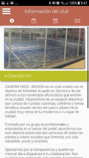 Zamora Padel Screenshot 1