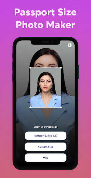Passport Size Photo Maker-VISA Screenshot 0