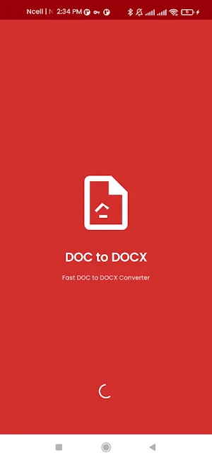 DOC to DOCX Converter Screenshot 0