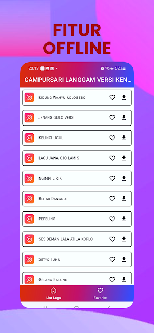 Lagu Jaranan Jawa Campursari Screenshot 3