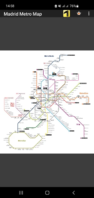 Madrid Metro Map Screenshot 0